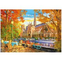 Educa Notre Dame in Autumn - puzzle image