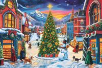Trefl Christmas village - puzzle image