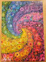 Buffalo Games Color Explosion Botanic Rainbow - obrázek puzzlí