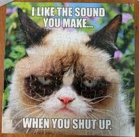 Sure-Lox Grumpy Cat: I Like the Sound You Make When You Shut Up - puzzle image