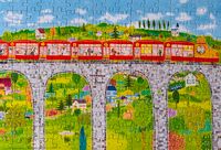 Renoir Puzzle Travel by Train - obrázek puzzlí