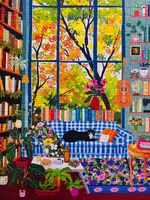 RoseArt Cozy Reading Room - obrázek puzzlí