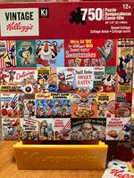 KI Puzzles (Karmin International) Vintage Kellogg's - Sweet Collage - puzzle image