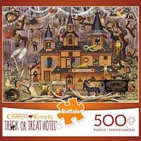 Buffalo Games Trick or Treat Hotel - puzzle image