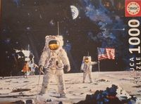 Educa First Men on the Moon, Robert McCall - puzzle image