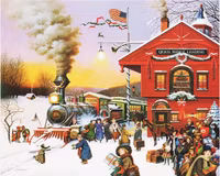 Hasbro Whistle Stop Christmas - obrázek puzzlí