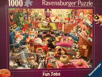 Ravensburger The Cat Groomer - obrázek puzzlí