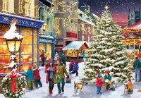 Clementoni Christmas Village - obrázek puzzlí