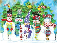Ceaco Let It Snow! Snowperson Family - imagen del puzzle