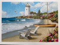 Ravensburger Sunlit Shores - puzzle image