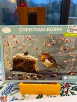 Otter House Christmas Robin - puzzle image