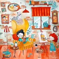 Magnolia Funny Room - obrázek puzzlí