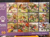 Corner Piece When robins appear - puzzle image