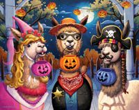 Boardwalk Happy Llama-ween - obrázek puzzlí