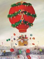 New York Puzzle Company Christmas Balloon Ride - puzzle image