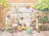Pokemon Center Grassy gardening - puzzle image