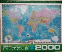 Eurographics Map of the World - image du puzzle