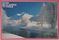 F.X. Schmid Winter im Engadin - Schweiz - image du puzzle