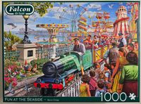 Falcon Fun at the Seaside - image du puzzle