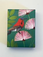 Galison Birdtopia Crimson Sunbird - puzzle image