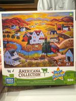 Mega Puzzles Country Autumn Sunset - obrázek puzzlí
