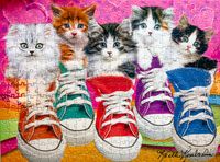 RoseArt Sneaky Cats 3 - puzzle image