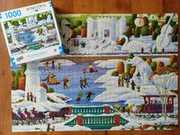 Sure-Lox Hometown Collection: Wisconsin Snow Sculpture - puzzle image