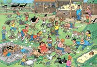 Jumbo Jan van Haasteren junior - The Petting ZOO - obrázek puzzlí