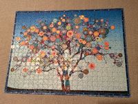 Pomegranate Mandala Fruit Tree - obrázek puzzlí