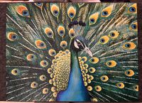 Cross & Glory Emerald Peacock - obrázek puzzlí