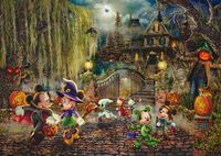 Schmidt Mickey and Minnie Halloween Fun - obrázek puzzlí