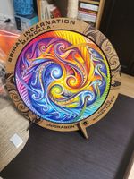 Unidragon Spiral Incarnation Mandala - puzzle image