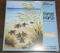 Heritage Puzzles Turtle March - puzzle image