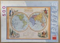 Dino World Map - obrázek puzzlí