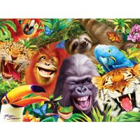 Masterpieces #Selfies Jungle Buddies - puzzle image