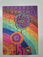 speedpuzzle.eu Flowery Rainbow 99 pcs - obrázek puzzlí