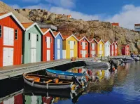 Ravensburger Colorful Houses in Sweden - puzzle image
