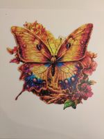 Holzpuzzle Schmetterling - puzzle image