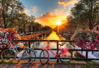 Ravensburger Sunset in Amsterdam - puzzle image