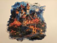 Holzpuzzle Schloss - puzzle image