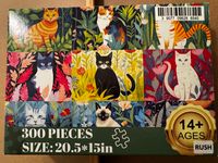 Made in China Nine cats - puzzle image