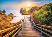 Ravensburger Stairway to Camilo Beach, Algarve - obrázek puzzlí