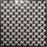 Lagoon Puzzles M.C. Escher - Black & White Lizards - obrázek puzzlí