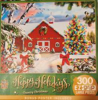 Masterpieces Happy Holidays - Country Christmas - obrázek puzzlí