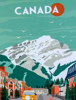 Trip Poster Canada - obrázek puzzlí