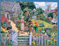 Gibsons The Gardener's Round: A Cup of Tea - puzzle image