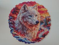 Holzpuzzle Wolf - puzzle image