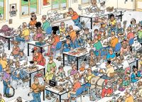 Jumbo Jan van Haasteren: Can we fix it? (Misprint) - puzzle image