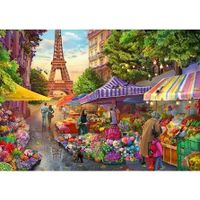 Trefl Flower Market, Paris - puzzle image