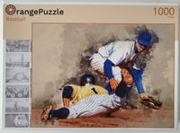 Orange Puzzle Baseball - image du puzzle